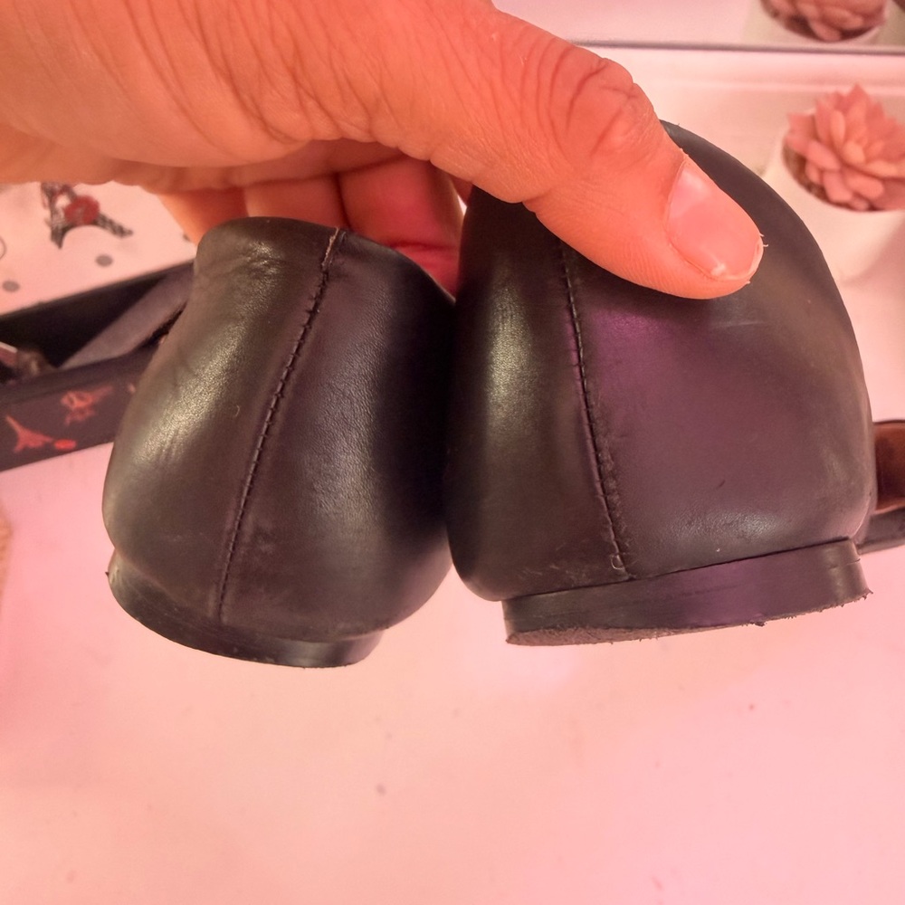Madewell Black Leather Flats - Picture 6 of 7